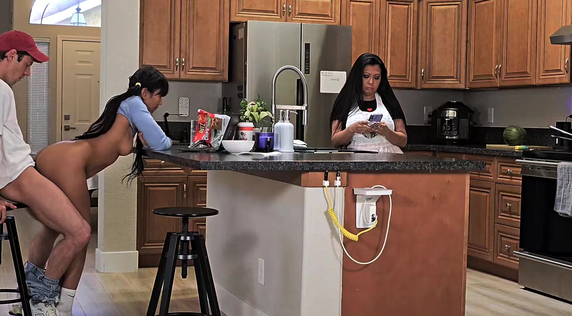 Fucking My GF in Front of Her StepMom – Taboo Family Roleplay