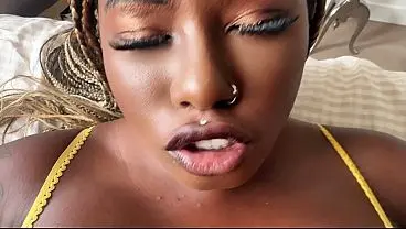 Xeinna Rose POV Ebony Step Sister Fucks Step Brother